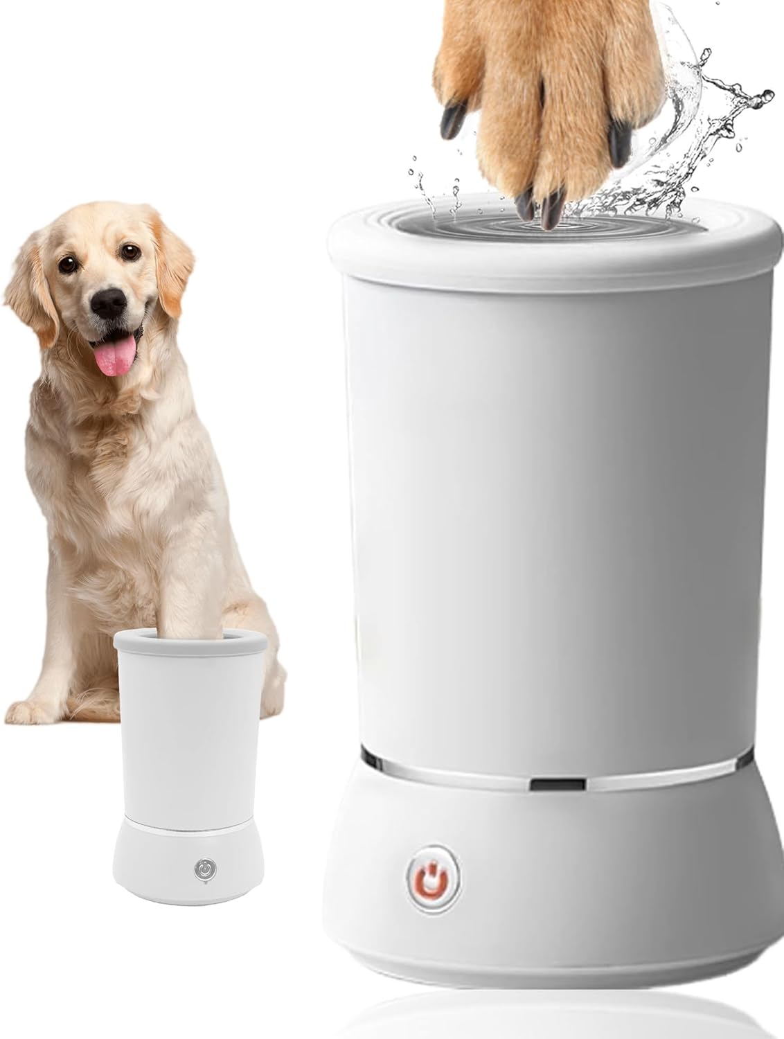 Revolutionary Automatic Dog Paw Cleaner - Electric Foot Washer & Massager with 2 Cleaning Speeds, USB Rechargeable for Small & Medium Dogs and Cats - Keep Your Home Spotless!