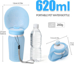 Stay Hydrated on the Go with Our Lightweight Leak-Proof Portable Dog Water Bottle - Perfect for Outdoor Adventures!