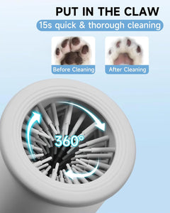 Revolutionary Automatic Dog Paw Cleaner - Electric Foot Washer & Massager with 2 Cleaning Speeds, USB Rechargeable for Small & Medium Dogs and Cats - Keep Your Home Spotless!