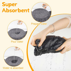 Ultra-Absorbent Microfiber Dog Towels for Small and Medium Pets - Soft, Cute Dog Paw Pattern, 40" x 24" for Grooming and Bathing